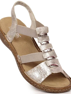 Dámské pohodlné nazouvací sandály Rieker 62850-90