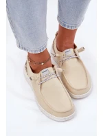 Lehké Dámské Polobotky McKeylor 96116 Béžové