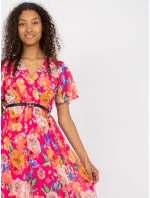 Šaty DHJ SK 13162.92 tmavě růžová