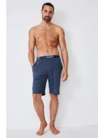 Pánské pyžamové kraťasy 500755H B90 tm. modré s tukanem - Jockey Pánské pyžamové kraťasy 500755H B90 tm. modré s tukanem - Jockey