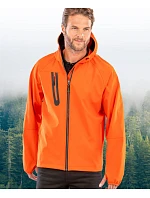 Result R 909X Unisex 3-vrstvá softshellová bunda s kapucí 30.909X orange/navy Result R 909X Unisex 3-vrstvá softshellová bunda s kapucí 30.909X orange/navy