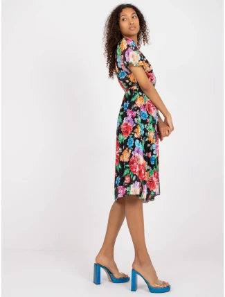 Šaty DHJ SK 13162.92 černá a červená Šaty DHJ SK 13162.92 černá a červená