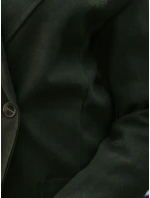 Dámský oversize dlouhý olivový kabát LINNORE FashionStreet NY0704 Dámský oversize dlouhý olivový kabát LINNORE FashionStreet NY0704