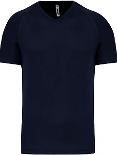 Kariban ProAct PA 476 Pánské sportovní tričko s výstřihem do V 20.P476 navy