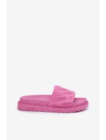 Dámské Pantofle Na Platformě Big Star RR274A541 Růžové