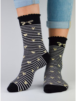 NOVITI Ponožky SB059-W-01 černé