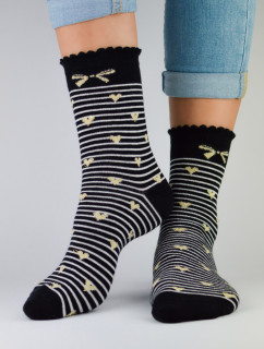 NOVITI Ponožky SB059-W-01 černé