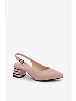 Sandály na podpatku  model 226500 Step in style