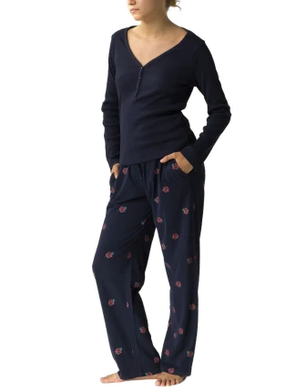 Dámské pyžamo NLP 482 dark blue - Atlantic