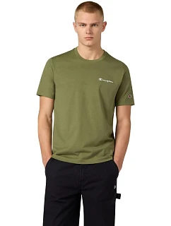 Pánské tričko Champion SS Tee olive 221798 GS156 pánské