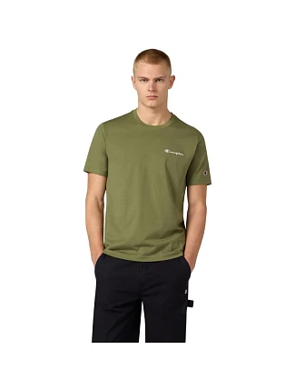 Pánské tričko Champion SS Tee olive 221798 GS156 pánské