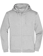 Daiber JN 756 Pánská mikina s kapucí 02.0756 grey heather