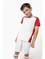 Kariban ProAct PA 4016 Dětské kontrastní sportovní tričko 20.4016 white/black Kariban ProAct PA 4016 Dětské kontrastní sportovní tričko 20.4016 white/black