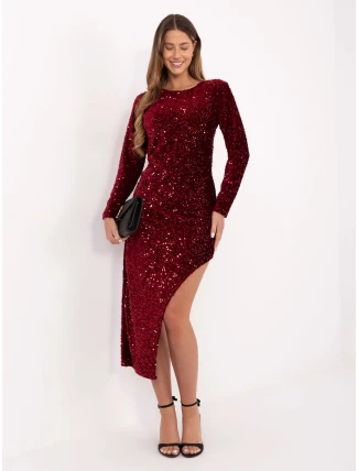 Šaty IT SK 20022.21P bordó Šaty IT SK 20022.21P bordó