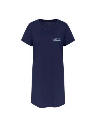 Dámská noční košile Nightdresses NDK X - BLUE - tm. modrá 6047 - TRIUMPH