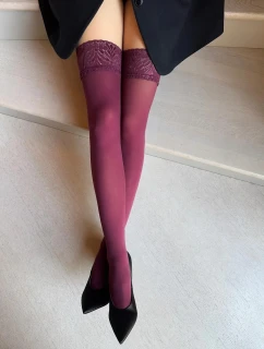 Dámské samodržící punčochy Veneziana Ar Fiona 60 den