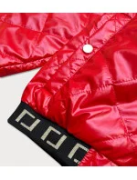 Červená dámská bunda bomber (B9798-4) Červená dámská bunda bomber (B9798-4)