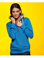 Daiber JN 962 Dámská mikina s kapucí "Lifestyle" 02.0962 cobalt/grey heather Daiber JN 962 Dámská mikina s kapucí "Lifestyle" 02.0962 cobalt/grey heather