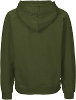 Neutral O 63301 Pánská mikina s kapucí z bio bavlny 77.6331 military