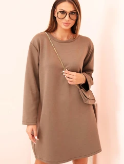 Dámská viskózová sukýnka Plus Size s kabelkou na řetízku fango