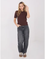 Svetr PM SW CV6679.32 tmavě hnědý Svetr PM SW CV6679.32 tmavě hnědý