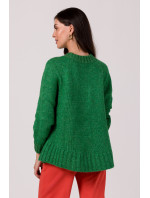 Pletený svetr BeWear BK105 Emerald
