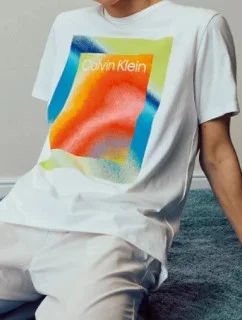 Pánské pyžamo NM2274E 13P - černá/bílá - Calvin Klein