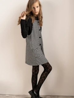 Dětské viskózové ažurové punčocháče JANA JUNIOR DR2531