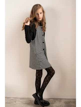 Dětské viskózové ažurové punčocháče JANA JUNIOR DR2531