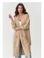 Svetr na zapínání model 218105 Makadamia Svetr na zapínání model 218105 Makadamia