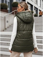 ROSI dámská vesta zelená FashionStreet TY2868 ROSI dámská vesta zelená FashionStreet TY2868