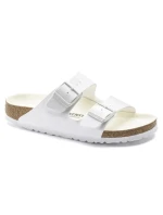 Birkenstock dámské/pánské žabky Birkenstock Arizona Birko-Flor Regular wide-foot for summer white (1019061)
