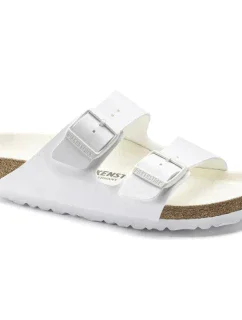 Birkenstock dámské/pánské žabky Birkenstock Arizona Birko-Flor Regular wide-foot for summer white (1019061)