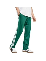 Pánské kalhoty adidas 3-Stripes Tricot Regular-Fit Open Hem Green JI8806