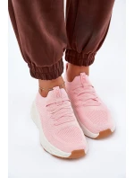 Pohodlné Dámské Sportovní Boty Big Star RR274A131 HI-POLY SYSTEM Růžové