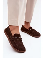 Kožené mokasíny Barefoot Z Zazoo 322 Čokoládové