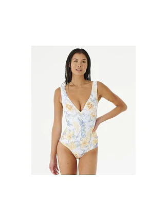 RIP CURL Vždy letní jednodílné plavky Bílá