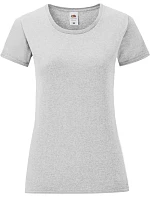 Fruit of the Loom Lady-Fit Iconic 150 T Dámské tričko 16.1432 heather grey