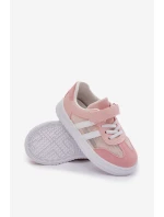 Dětské tenisky na suchý zip růžové Sepovia