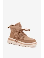 Dámské Botky Trapery Na Platformě Camel Liorae