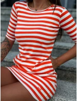 TW SK 2092 šaty.83P oranžová TW SK 2092 šaty.83P oranžová