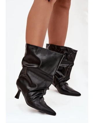 Boty na podpatku model 220892 Step in style Boty na podpatku model 220892 Step in style