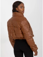 Dámský kabát NM KR D2 3820  hnědý