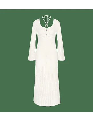 Beach MyWear Crochet Long Dress LSL - SILK WHITE - TRIUMPH SILK WHITE - TRIUMPH