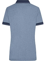 Daiber JN 705 Dámské žerzejové melírované polo 02.0705 blue melange/navy