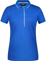 Daiber JN 727 Dámské piqué polo s kontrastní légou 02.0727 royal/white