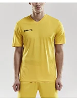Craft Teamwear Squad Go Jersey Solid M Pánské sportovní tričko s výstřihem do V 82.5560 sweden yellow Craft Teamwear Squad Go Jersey Solid M Pánské sportovní tričko s výstřihem do V 82.5560 sweden yellow