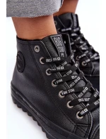 Dámské Tenisky Big Star Vysoké Zateplené Černé EE274110