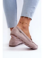 Dámské lodičky z ekologického semiše fialové Amrutia