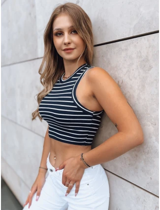 Dámský pruhovaný top STELLA MAE navy blue FashionStreet RY2279